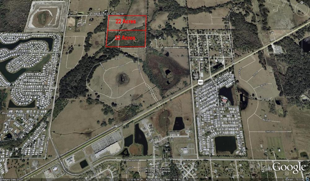 Land for Sale in Parrish, Florida — 22.00           AC — $595,000.00