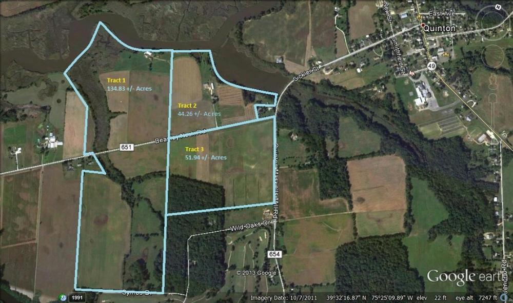Land for Sale in Quinton, New Jersey — 228.00          AC — $999,999.00