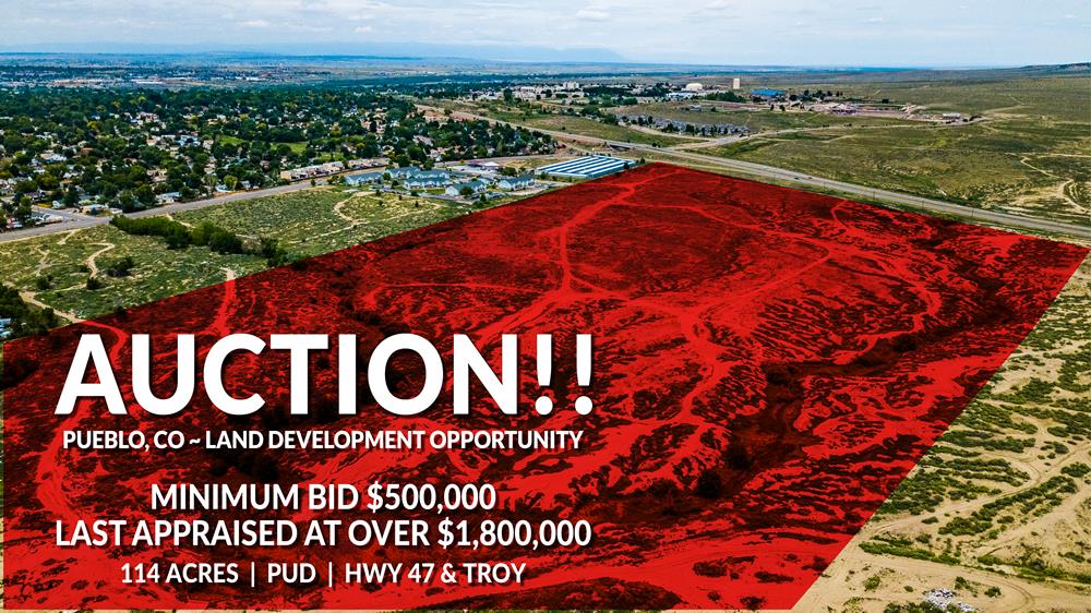 Land for Sale in Pueblo, Colorado — 114.00          AC — $500,000.00