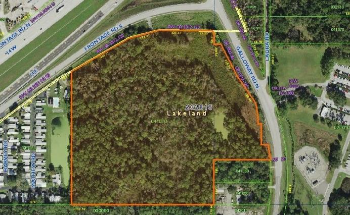 Land for Sale in Lakeland, Florida — 20.00           AC — $695,000.00